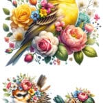 Ütü ile Rub On Transfer Kağıdı: Dekoratif Süsleme Kağıdı - CK153 | 30x50 cm