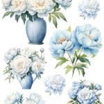 Ütü ile Rub On Transfer Kağıdı: Dekoratif Süsleme Kağıdı - CK161 | 30x50 cm