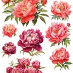 Ütü ile Rub On Transfer Kağıdı: Dekoratif Süsleme Kağıdı - CK162 | 30x50 cm