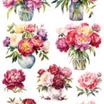 Ütü ile Rub On Transfer Kağıdı: Dekoratif Süsleme Kağıdı - CK163 | 30x50 cm