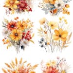 Ütü ile Rub On Transfer Kağıdı: Dekoratif Süsleme Kağıdı - CK183 | 30x50 cm