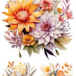 Ütü ile Rub On Transfer Kağıdı: Dekoratif Süsleme Kağıdı  - CK186 | 30x50 cm