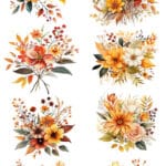 Ütü ile Rub On Transfer Kağıdı: Dekoratif Süsleme Kağıdı  - CK187 | 30x50 cm