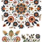 Ütü ile Rub On Transfer Kağıdı: Dekoratif Süsleme Kağıdı  - CK192 | 30x50 cm