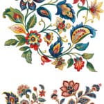 Ütü ile Rub On Transfer Kağıdı: Dekoratif Süsleme Kağıdı  - CK193 | 30x50 cm