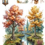 Ütü ile Rub On Transfer Kağıdı: Dekoratif Süsleme Kağıdı  - CK209 | 30x50 cm