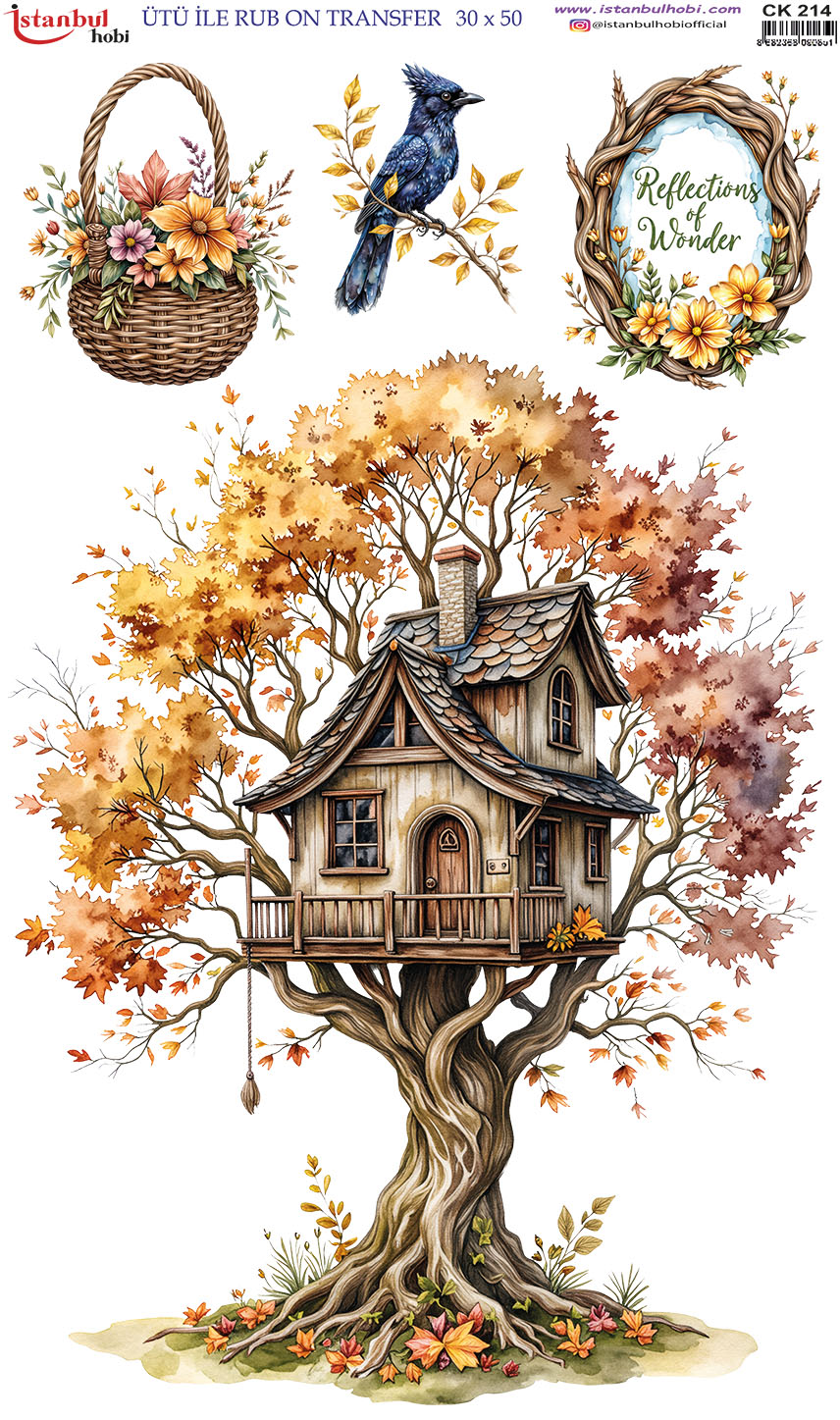 Ütü ile Rub On Transfer Kağıdı: Dekoratif Süsleme Kağıdı - CK214 | 30x50 cm 1 Ütü Ile Rub On Transfer Kağıdı: Dekoratif Süsleme Kağıdı - Ck214 | 30X50 Cm