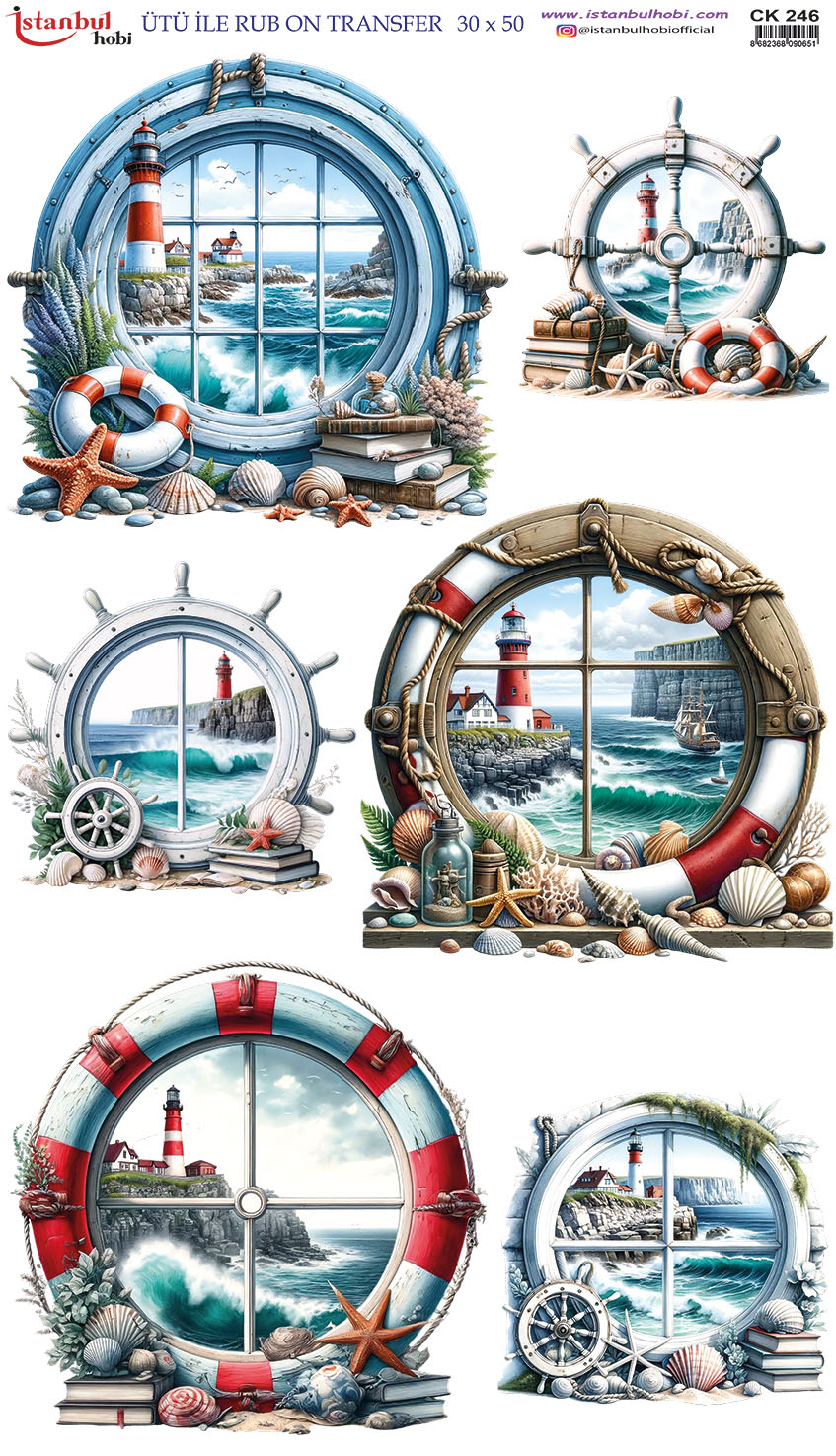 Ütü ile Rub On Transfer Kağıdı: Dekoratif Süsleme Kağıdı - CK246 | 30x50 cm 1 Ütü Ile Rub On Transfer Kağıdı: Dekoratif Süsleme Kağıdı - Ck246 | 30X50 Cm