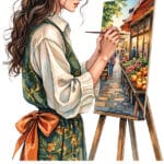 Ütü ile Rub On Transfer Kağıdı: Dekoratif Süsleme Kağıdı  - CK261 | 30x50 cm