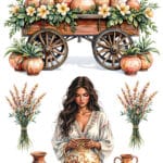 Ütü ile Rub On Transfer Kağıdı: Dekoratif Süsleme Kağıdı  - CK263 | 30x50 cm