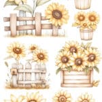 Ütü ile Rub On Transfer Kağıdı: Dekoratif Süsleme Kağıdı  - CK301 | 30x50 cm