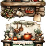 Ütü ile Rub On Transfer Kağıdı: Dekoratif Süsleme Kağıdı  - CK306 | 30x50 cm