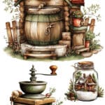 Ütü ile Rub On Transfer Kağıdı: Dekoratif Süsleme Kağıdı  - CK308 | 30x50 cm