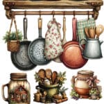 Ütü ile Rub On Transfer Kağıdı: Dekoratif Süsleme Kağıdı  - CK310 | 30x50 cm