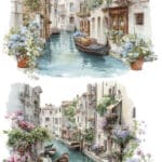 Ütü ile Rub On Transfer Kağıdı: Dekoratif Süsleme Kağıdı  - CK343 | 30x50 cm