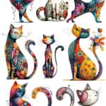 Ütü ile Rub On Transfer Kağıdı: Dekoratif Süsleme Kağıdı - CK352-İST | 30x50 cm