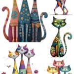 Ütü ile Rub On Transfer Kağıdı: Dekoratif Süsleme Kağıdı - CK353-İST | 30x50 cm