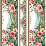 Ütü ile Rub On Transfer Kağıdı: Dekoratif Süsleme Kağıdı - CK359-İST | 30x50 cm