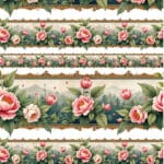 Ütü ile Rub On Transfer Kağıdı: Dekoratif Süsleme Kağıdı - CK361-İST | 30x50 cm