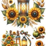Ütü ile Rub On Transfer Kağıdı: Dekoratif Süsleme Kağıdı - CK366-İST | 30x50 cm
