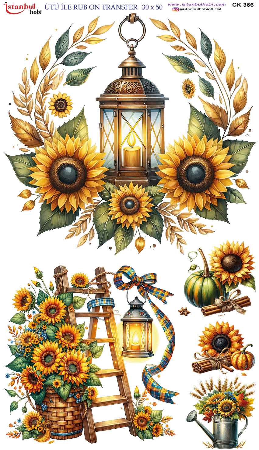 Ütü ile Rub On Transfer Kağıdı: Dekoratif Süsleme Kağıdı - CK366-İST | 30x50 cm 1 Ütü Ile Rub On Transfer Kağıdı: Dekoratif Süsleme Kağıdı - Ck366-İst | 30X50 Cm