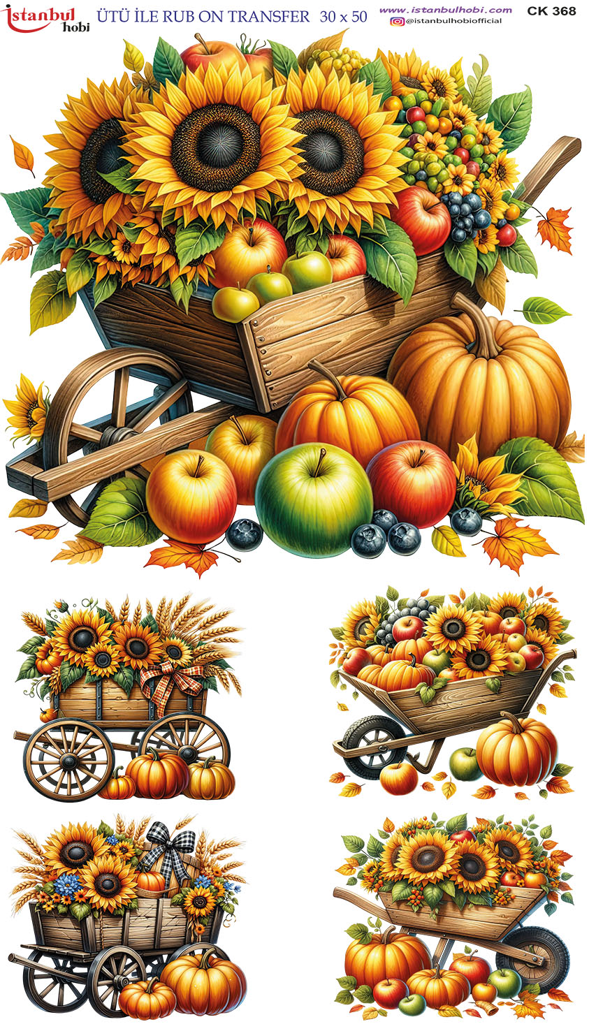 Ütü ile Rub On Transfer Kağıdı: Dekoratif Süsleme Kağıdı - CK368-İST | 30x50 cm 1 Ütü Ile Rub On Transfer Kağıdı: Dekoratif Süsleme Kağıdı - Ck368-İst | 30X50 Cm