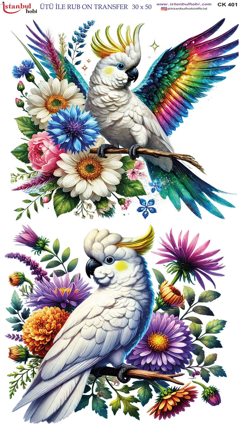 Ütü ile Rub On Transfer Kağıdı: Dekoratif Süsleme Kağıdı - CK401-İST | 30x50 cm 1 Ütü Ile Rub On Transfer Kağıdı: Dekoratif Süsleme Kağıdı - Ck401-İst | 30X50 Cm