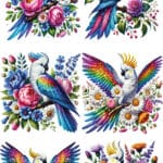 Ütü ile Rub On Transfer Kağıdı: Dekoratif Süsleme Kağıdı - CK402-İST | 30x50 cm