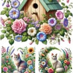 Ütü ile Rub On Transfer Kağıdı: Dekoratif Süsleme Kağıdı - CK416-İST | 30x50 cm