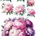 Ütü ile Rub On Transfer Kağıdı: Dekoratif Süsleme Kağıdı - CK429-İST | 30x50 cm