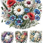 Ütü ile Rub On Transfer Kağıdı: Dekoratif Süsleme Kağıdı - CK433-İST | 30x50 cm