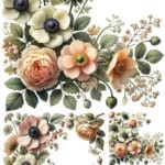 Ütü ile Rub On Transfer Kağıdı: Dekoratif Süsleme Kağıdı - CK435-İST | 30x50 cm