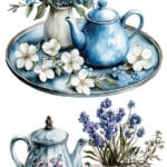 Ütü ile Rub On Transfer Kağıdı: Dekoratif Süsleme Kağıdı - CK475-İST | 30x50 cm