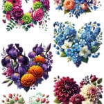 Ütü ile Rub On Transfer Kağıdı: Dekoratif Süsleme Kağıdı - CK490-İST | 30x50 cm