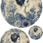 Ütü ile Rub On Transfer Kağıdı: Dekoratif Süsleme Kağıdı - CK496-İST | 30x50 cm