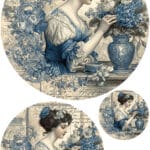 Ütü ile Rub On Transfer Kağıdı: Dekoratif Süsleme Kağıdı - CK498-İST | 30x50 cm