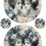 Ütü ile Rub On Transfer Kağıdı: Dekoratif Süsleme Kağıdı - CK500-İST | 30x50 cm