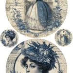 Ütü ile Rub On Transfer Kağıdı: Dekoratif Süsleme Kağıdı - CK502-İST | 30x50 cm