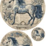 Ütü ile Rub On Transfer Kağıdı: Dekoratif Süsleme Kağıdı - CK507-İST | 30x50 cm