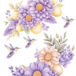 Ütü ile Rub On Transfer Kağıdı: Dekoratif Süsleme Kağıdı - CK522-İST | 30x50 cm