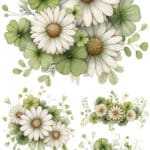 Ütü ile Rub On Transfer Kağıdı: Dekoratif Süsleme Kağıdı - CK526-İST | 30x50 cm