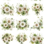 Ütü ile Rub On Transfer Kağıdı: Dekoratif Süsleme Kağıdı - CK528-İST | 30x50 cm