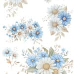 Ütü ile Rub On Transfer Kağıdı: Dekoratif Süsleme Kağıdı - CK534-İST | 30x50 cm