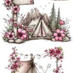 Ütü ile Rub On Transfer Kağıdı: Dekoratif Süsleme Kağıdı - CK543-İST | 30x50 cm