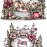 Ütü ile Rub On Transfer Kağıdı: Dekoratif Süsleme Kağıdı - CK544-İST | 30x50 cm