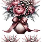 Ütü ile Rub On Transfer Kağıdı: Dekoratif Süsleme Kağıdı - CK568-İST | 30x50 cm