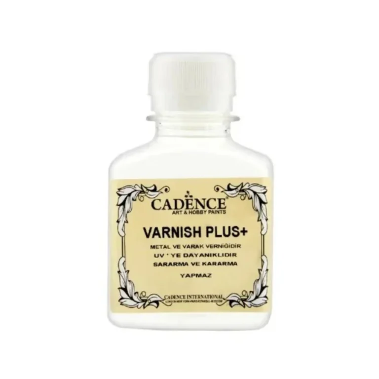 Metal ve Varak Verniği: Cadence Varnish Plus+ Parlak Koruyucu