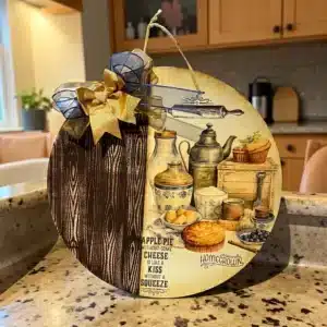 Vintage Mutfak Temalı Ahşap Duvar Panosu: Mutfağınıza Nostaljik Bir Dokunuş