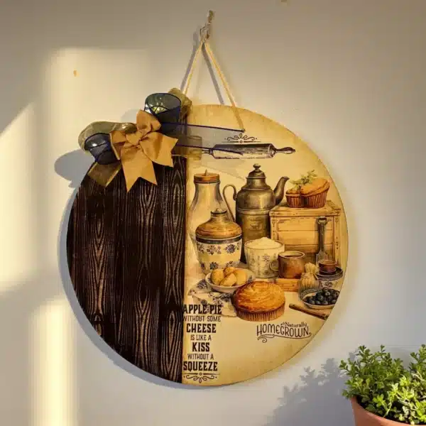 Vintage Mutfak Temalı Ahşap Duvar Panosu: Mutfağınıza Nostaljik Bir Dokunuş