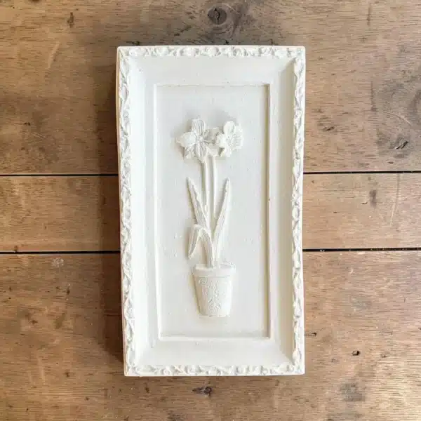 Çerçeveli Çiçek Desenli Dekoratif Pano: Dekoratif Duvar Dekoru